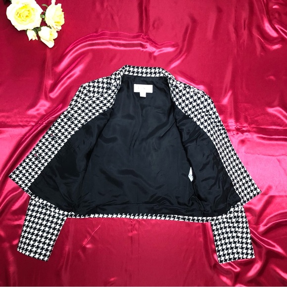 Casual Corner Annex Petite Women Tweed Suit Set/Black & White - Picture 10 of 16